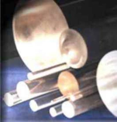 Clear Acrylic Rod 45mm diameter x 1 metre length