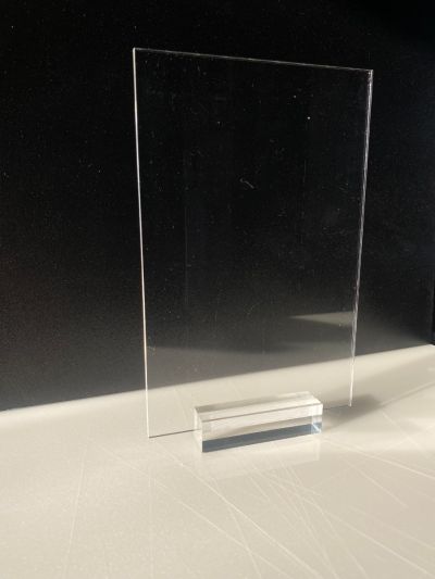 Plain Tabletop events sign - rectangle