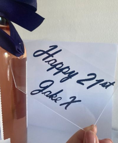 Plain Acrylic Gift Tag