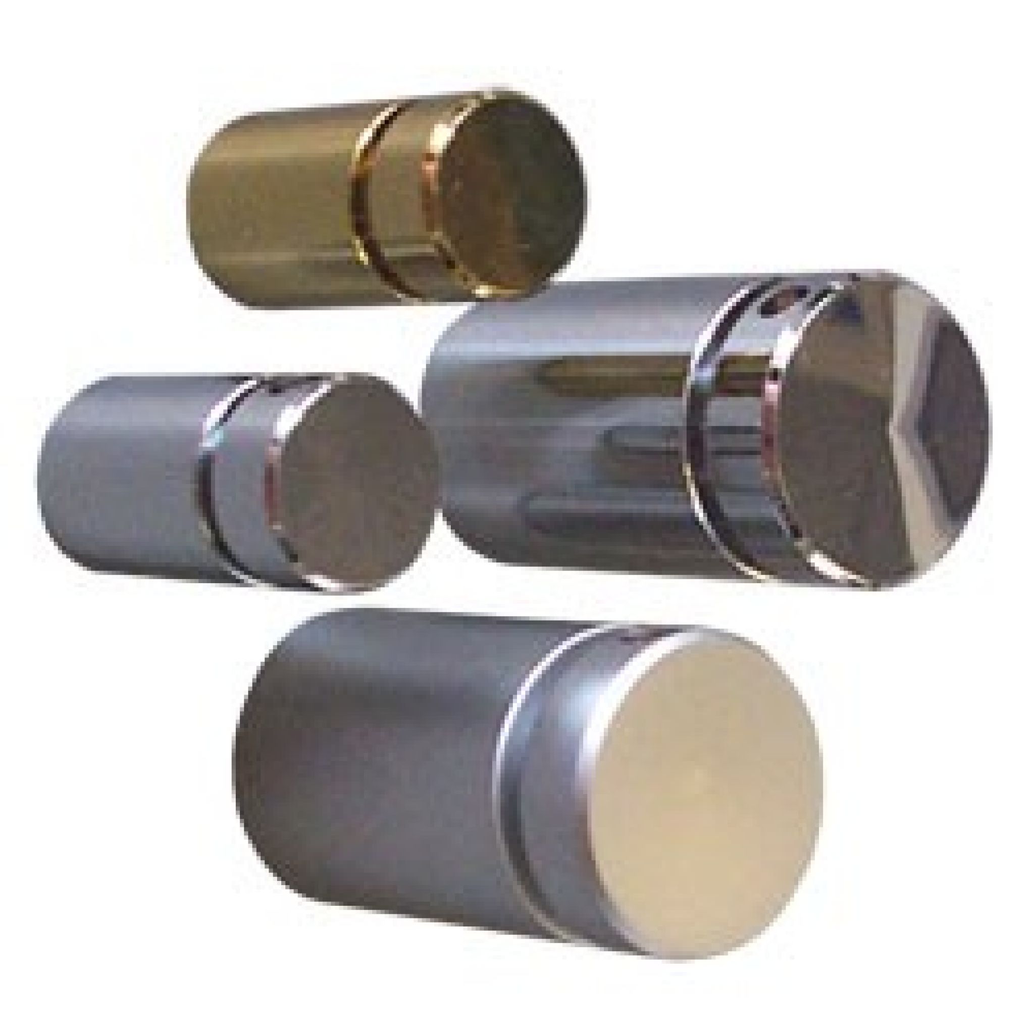 Satin Chrome Stand Off Fixings 13mm dia 