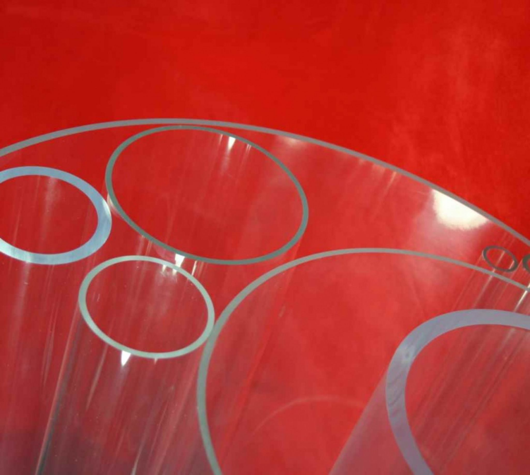 Clear Acrylic Tube 8mm OD 4mm ID (2mm Wall) x 1 metre length