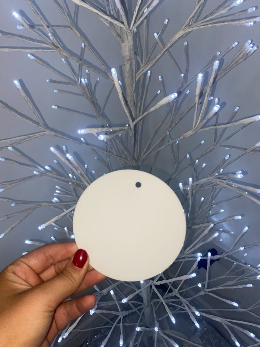 Small plain acrylic disc