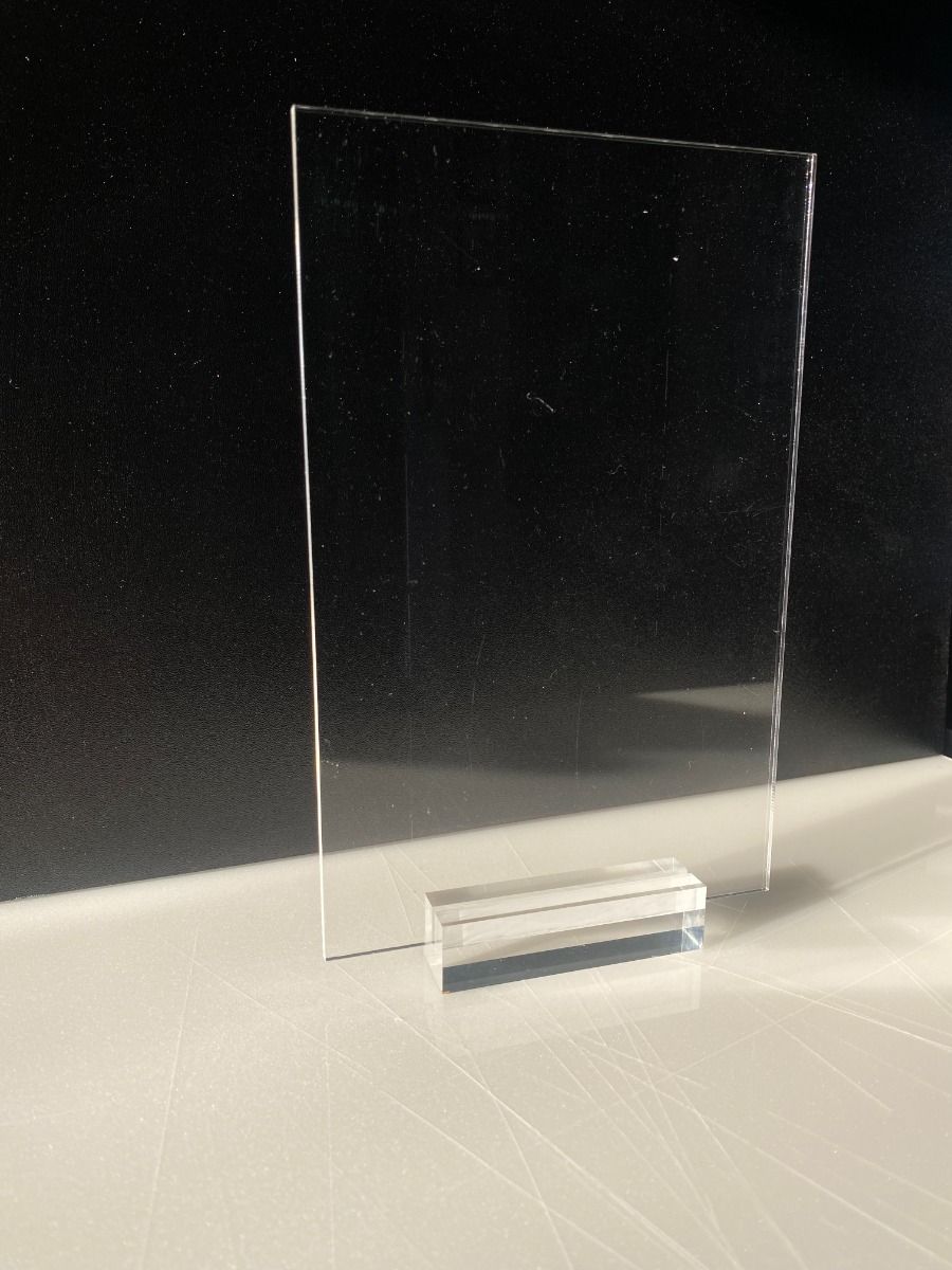 Plain Tabletop events sign - rectangle