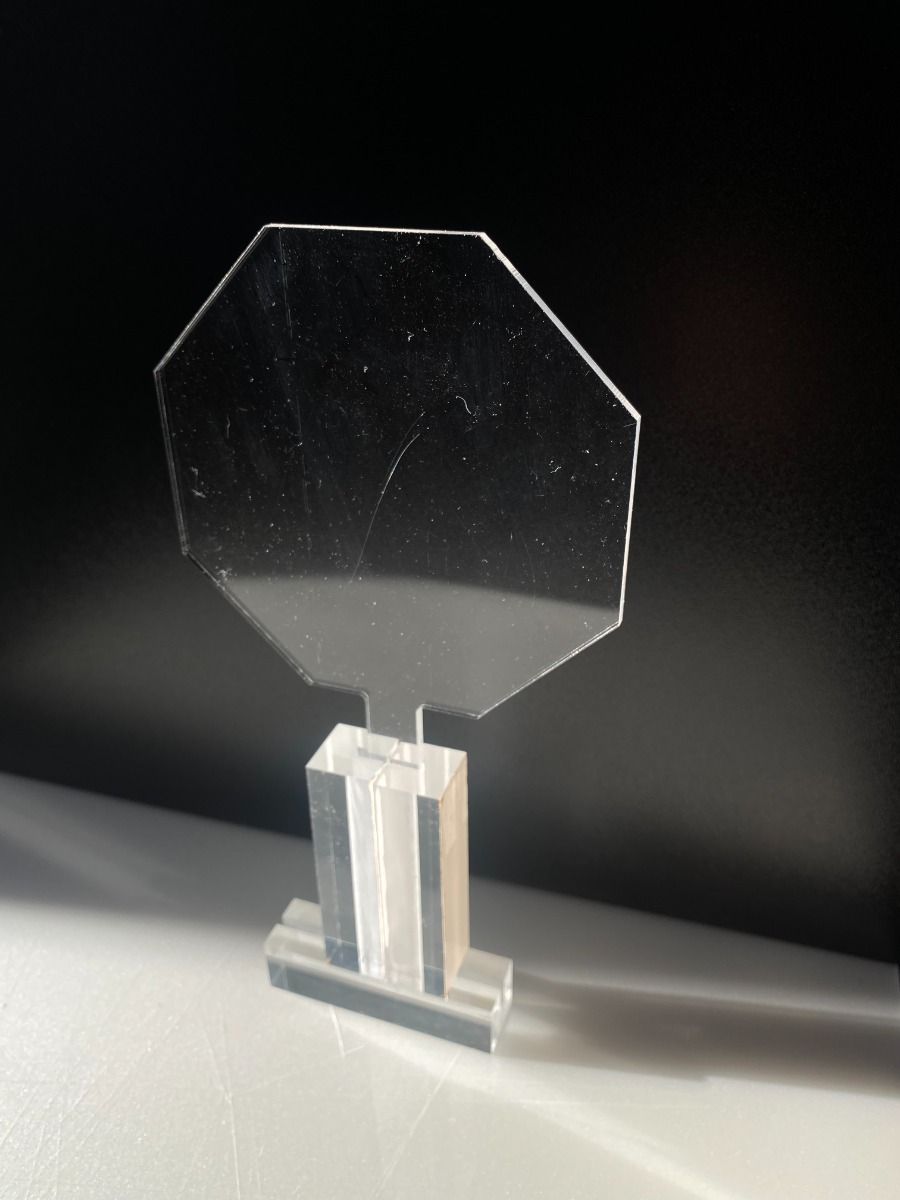 Plain Acrylic Cake Topper - Hexagonal