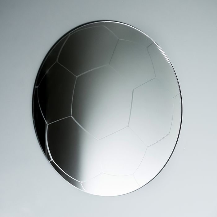 Acrylic Mirrored Football Shape