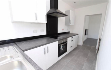 black splashback