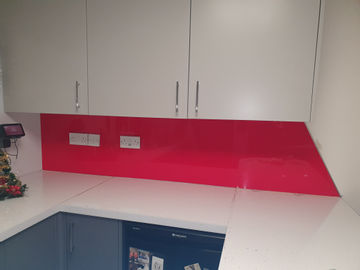 pink splashback